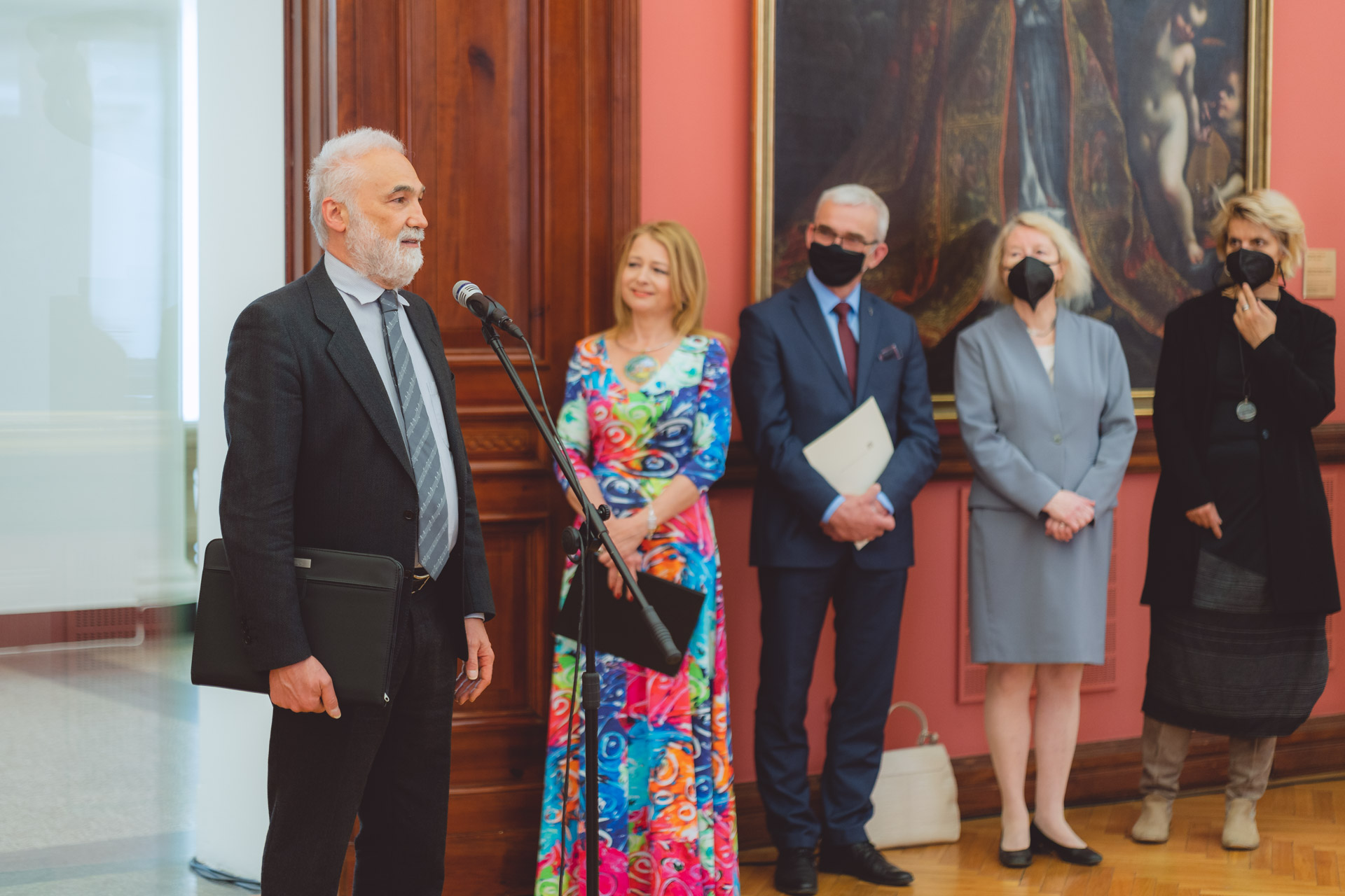 Przemawia Roberto Regazzi - Przewodniczący Jury